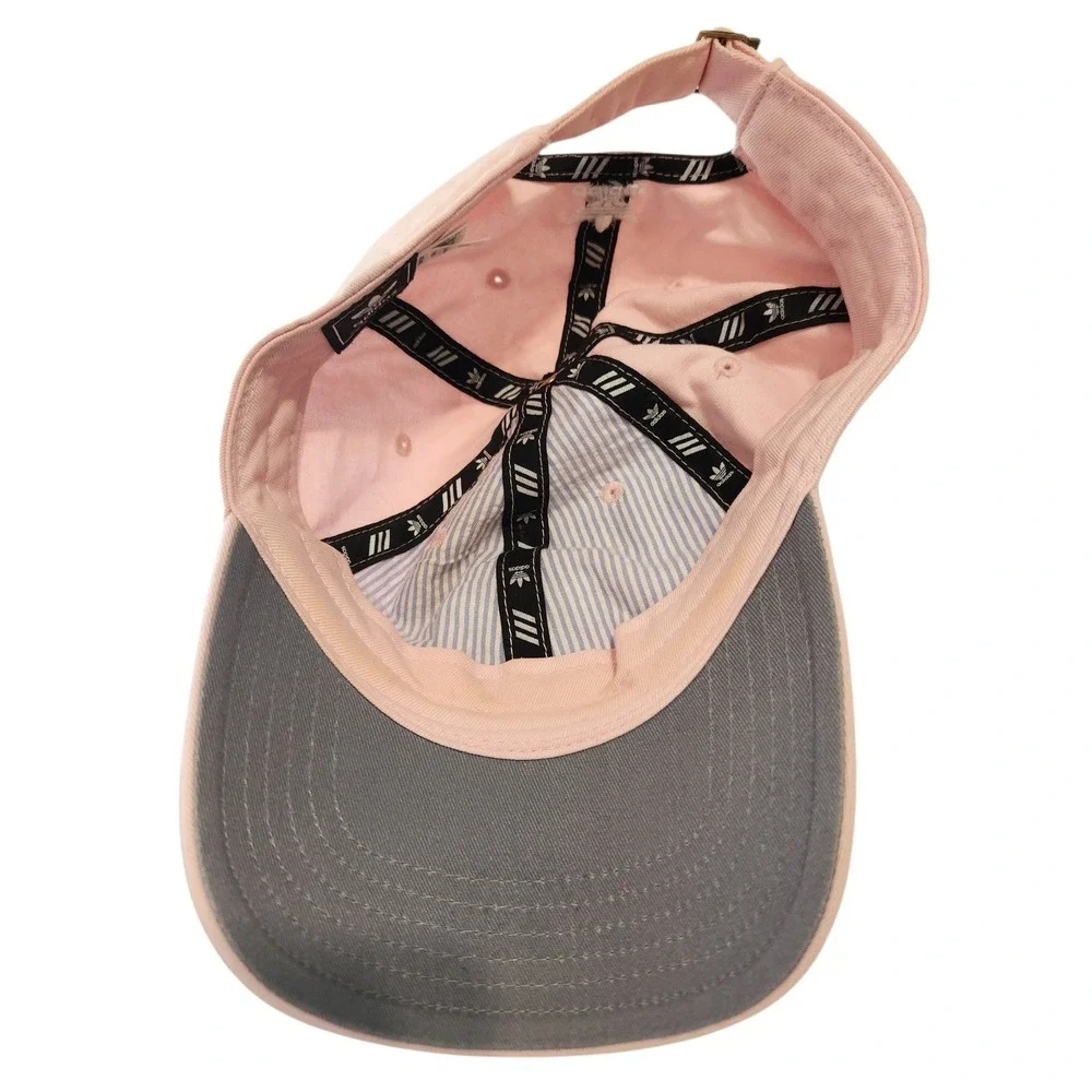 Adidas Originals Trefoil Pink Cotton Adjustable‎ Hat Baseball Cap OSFM